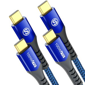 USB Type C P[uy3M/2{Zbg PD& QC3.2Ή 100W}[dzUSB-C to USB-C P[u iPhone15/16 Pro Max,MacBook Pro/Air iPad Pro,Samsung Galaxy S24/S23/S22/S21/S20,Sony,Xiaomi,Huawei,Google Pixel,usb c@ƌ݊(u