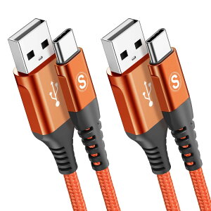 USB Type C P[uy1m+3m/2{ZbgzSweguard USB-A & USB-C P[uy3.1A QC3.0Ή }[dz ^Cvc [dP[uiPhone 16/iPhone 15 Pro MAX, iPad Pro,Samsung Galaxy S25/S24/S23/S22/S21/S20/S10/S9,Pixel,type-c@ƌ