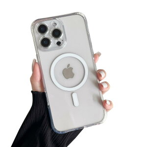 ZTOFERA for iPhone 13 Pro Max �}�O�l�e�B�b�N �P�[�X, �݊��� �� �}�O�Z�[�t ���C�����X �[�d, ���� �A���`�X�N���b�` �N���A �o�b�N �ϏՌ� TPU �o���p�[ �d�b �J�o�[ - ����