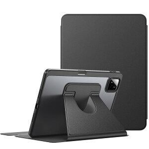 MoKo Xiaomi Pad 7/Pad 7 Pro 11.2�C���` �P�[�X Mi Pad 7/7 Pro �V���I�~�p�b�h7 �蒠�^�ی�J�o�[ ��/�c360��]�X�^���h�d�l �I�[�g�X���[�v�Ή� �y���V�����[�t ����h�~ �ϏՌ� �y�� Black