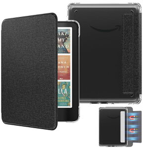 MoKo Kindle Paperwhite ��12���� 2024 7�C���` �P�[�X Kindle Colorsoft ��1���� 2025 7�C���`�p �ی�J�o�[ �V�O�j�`���[�G�f�B�V�����p�蒠�^�ی�P�[�X ���������� �J�o�[���O���\ �I�[�g�X���[�v��