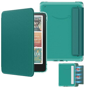 MoKo Kindle Paperwhite ��12���� 2024 7�C���` �P�[�X Kindle Colorsoft ��1���� 2025 7�C���`�p �ی�J�o�[ �V�O�j�`���[�G�f�B�V�����p�蒠�^�ی�P�[�X ���������� �J�o�[���O���\ �I�[�g�X���[�v��