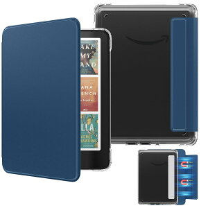 MoKo Kindle Paperwhite ��12���� 2024 7�C���` �P�[�X Kindle Colorsoft ��1���� 2025 7�C���`�p �ی�J�o�[ �V�O�j�`���[�G�f�B�V�����p�蒠�^�ی�P�[�X ���������� �J�o�[���O���\ �I�[�g�X���[�v��