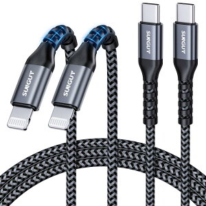 SUNGUY USB-C LightningP[u 1.5M 2{ZbgyMFiF؎擾z ^Cvc CgjOP[u PDΉ 20W}[d iPhone [dP[u CarplayΉ ϋviC҂ iPhone 14 13 12 XR XS iPhone 8 7 6 SEȂǂ