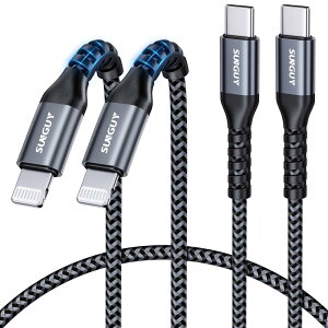SUNGUY USB-C LightningP[u 0.5M 2{ZbgyMFiF؎擾z ^Cvc CgjOP[u PDΉ 20W}[d iPhone [dP[u CarplayΉ ϋviC҂ iPhone 14 13 12 XR XS iPhone 8 7 6 SEȂǂ