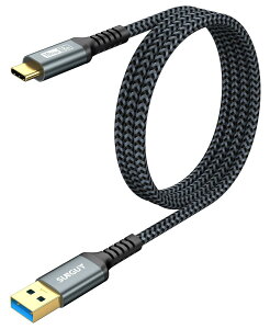 SUNGUY USB Type C P[u 1M USB3.1 Gen2 10Gbps f[^] ^Cv c [d USB-A to USB-C bLRlN^ Android AutoΉ iC҂ ϋv iPhone16/15V[Y/Galaxy S24 ultra/iPad Pro/iPad air 5 /Xperia