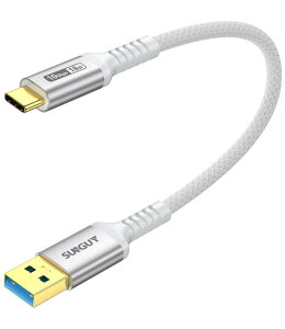 SUNGUY USB Type C P[u 0.3M USB3.1 Gen2 10Gbps f[^] ^Cv c [d USB-A to USB-C Z 30cm bLRlN^ Android AutoΉ iC҂ ϋv iPhone16/15V[Y/Galaxy S24 ultra/iPad Pro/iPad ai