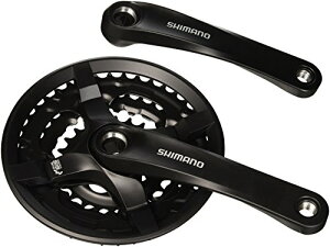 V}m(SHIMANO) tg`F[zC[(MTB) FC-TY501-L 42×34×24T 170mm 8S/7S/6S `F[K[ht ubN EΉBB lp 122.5mm(D-NL) EFCTY501C244CLB TOURNEY(^[j[)