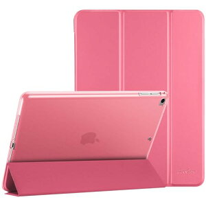 ProCase iPad 9.7 P[XAiPad 6 2018/ 5 2017, iPad Air 2 1 یJo[, 3܂ X}[gP[X TPUobNJo[ X^h@\ - sN
