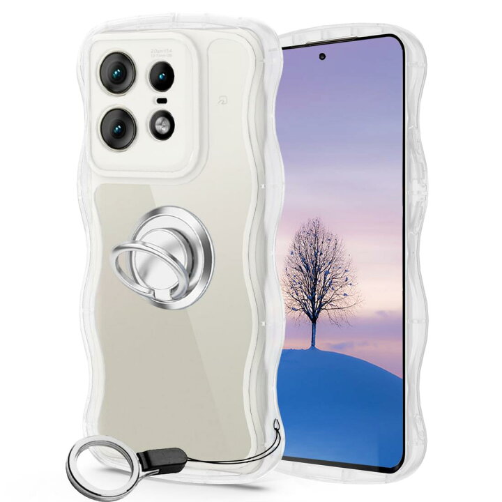 楽天市場】Motorola Moto Edge 50 Pro/50S Pro ケース クリア ウェーブ 