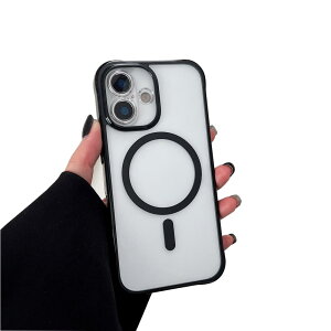 ZTOFERA for iPhone 16 Plus }OleBbN P[X, ݊  }OZ[t CX [d,  A`XNb` NA obN ϏՌ TPU op[ db Jo[ - ubN