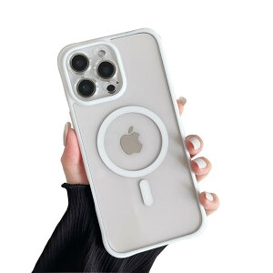 ZTOFERA for iPhone 16 Pro Max �}�O�l�e�B�b�N �P�[�X, �݊��� �� �}�O�Z�[�t ���C�����X �[�d, ���� �A���`�X�N���b�` �N���A �o�b�N �ϏՌ� TPU �o���p�[ �d�b �J�o�[ - �z���C�g