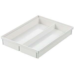 リッチェル TOTONO(トトノ) キッチン収納トレー 引き出し用 カトラリーポケットR ワイド ホワイト 日本製 食洗機対応 ジョイント付き 連結可能 使いやすい 便利 抗菌加工 おしゃれ シンプル ケ