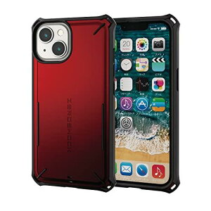 �G���R�� iPhone 14 / 13 �P�[�X �J�o�[ �ϏՌ� �Ռ��z�� ZEROSHOCK [5m�����ϐ�/�Ռ��z���f�ލ̗p/�n�j�J���\��] �y�Ռ��z���t�B�����t���z �X�g���b�v�z�[���t�� ���b�h PM-A22AZEROSRD