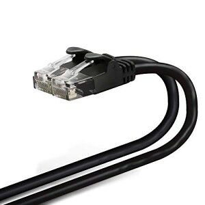 �G���R�� LAN�P�[�u�� CAT6 5m �ܐ܂�h�~�R�l�N�^ cat6���� ���炩 �u���b�N LD-GPY/BK5