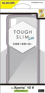 GR Xperia 10 V [ SO-52D / SOG11 ] P[X ϏՌ ^ y wʃNA TOUGH SLIM LITE Xgbvz[t x_[ PM-X232TSLFCPU