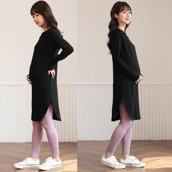 楽天市場】ルームウェア チュニック 長袖 妊婦 マタニティ 部屋着  