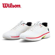 【Wilson（ウイルソン）】 RUSH LITE 5　White/Black/Infrared　ラッシュライト 5　メンズ　テニスシュー…