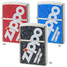 ZIPPO　Zippo Logo Series（ジッポーロゴシリーズ）ブラック・レッド・ブルー　／ 両面ダブルフルカラー【送料無料】