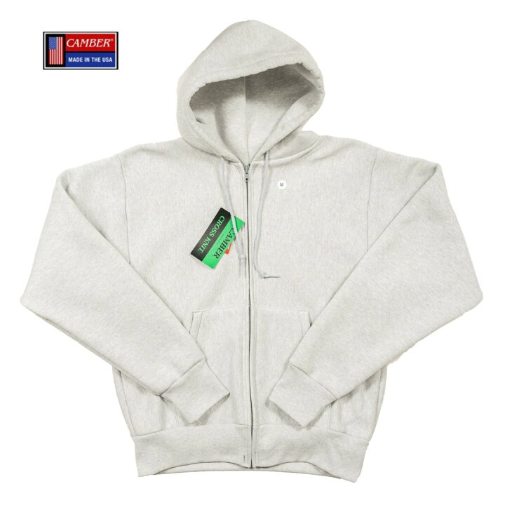楽天市場】CAMBER ＃231 CROSS KNIT ZIPPER HOODED パーカー フーディ 