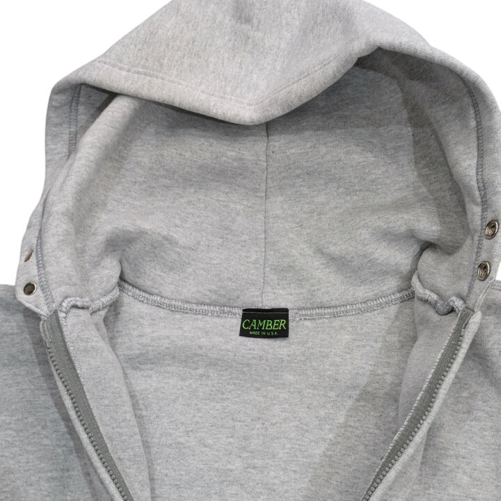 楽天市場】CAMBER ＃445 DOUBLE THICK ZIPPER HOODED JACKET パーカ 