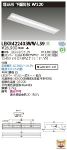 LEKR422403WW-LS9LEDx[XCg TENQOOV[Y 40^Cv `ʊJ W220ʁE4000lm^Cv(FLR40^Cv×2p ȓd̓^Cv) F 񒲌ŃCebN {ݏƖ