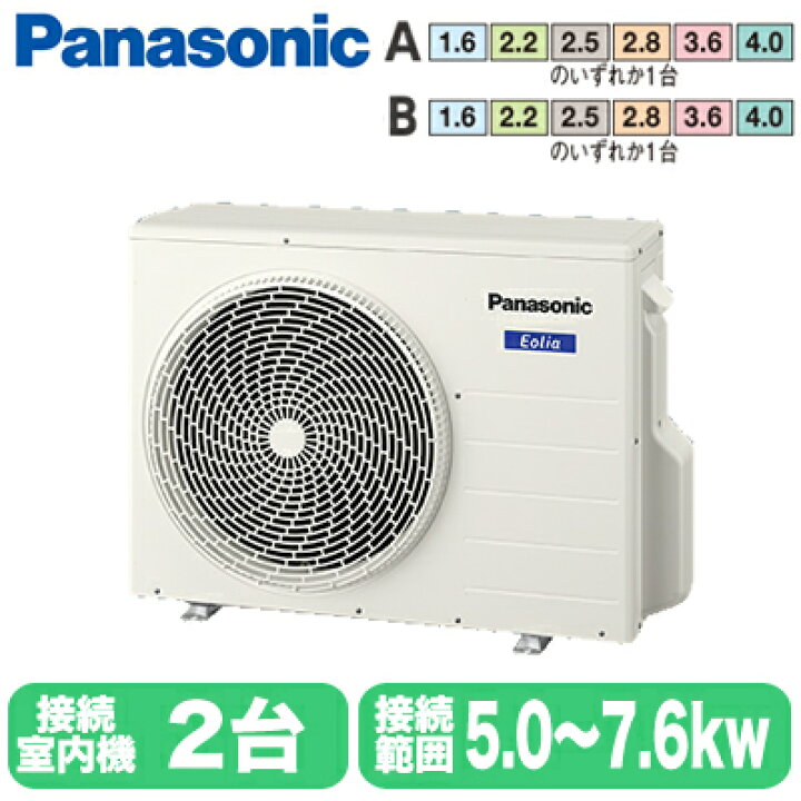 楽天市場】CU-M600D2 (接続可能範囲5.0〜7.6kW)Panasonic エオリア 