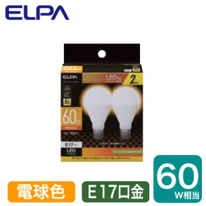 LDA7L-G-E17-G4106-2PLED�d�� �~�j�N���v�g���^�C�v 6.5W �d���F���� E17���� 60W�`���� 2����ELPA �����d�� �����v