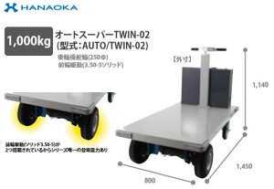 AUTO TWIN-02@lp lzs ԉq ds _fBI[g TCY I[gX[p[TWIN-02