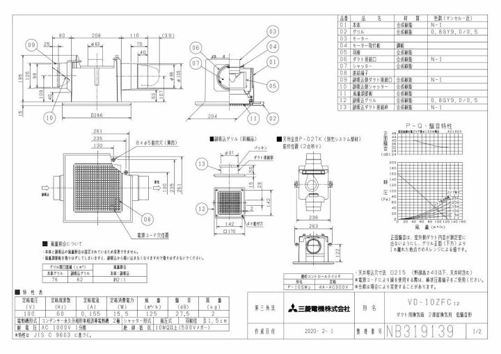 市場】☆VD-10ZFC12【当店おすすめ!お買得品 即日発送できます】 三菱電機 ダクト用換気扇天井埋込形 サニタリー用 2部屋換気用 低騒音形 浴室・トイレ・洗面所(居間・事務所・店舗)用 : 照明ライト専門タカラshopあかり館 市場】☆VD-10ZFC12【当店おすすめ!お買得品 即日発送できます】 三菱電機 ダクト用換気扇天井埋込形 サニタリー用 2部屋換気用 低騒音形 浴室・トイレ・洗面所(居間・事務所・店舗)用 : 照明ライト専門タカラshopあかり館