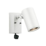 OG264211P1エクステリア LEDスポットライト 灯具のみ人検知カメラ付 コーキングレス型 JDR75W相当オーデ…