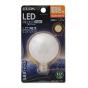 ELPA 朝日電器 LED電球エルパボールmini 装飾電球ミニボール球タイプG50形 1.2W電球色相当 E17LDG1L-G-E17-G261