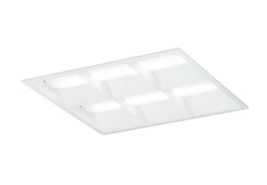 XD466031P2DLED-スクエア LEDユニット型ベースライト省電力タイプ 450シリーズ埋込型 ルーバー付 埋込穴450非調光 温白色 FHP32W×4灯相当オーデリック 施設照明 オフィス照明 物販店照明 天井照明