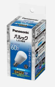 LDA7D-H-E17/S/6���^�d���^�C�v �p���b�N LED�d���������^�C�v 6.9W E17���� 60�`�E�����F�����p�i�\�j�b�N Panasonic �d�� �����v