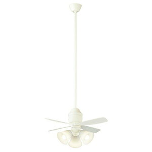 XS75543KLEDシーリングファン 8畳用 電球色 調光不可 5W 直付ボルト取付専用 天井吊下げ 風量4段切替 逆回転切替 1/fゆらぎ 白熱電球100形3灯器具相当Panasonic 照明器具 【〜8畳】