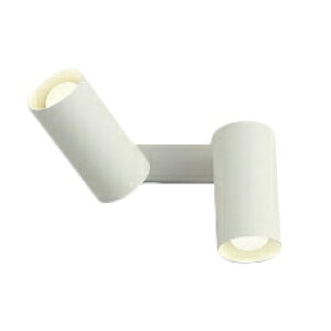 AB51718LEDベーシックシリンダースポットブラケットライト 温白色 白熱球60W×2灯相当散光 直付・壁付・傾斜天井対応 フランジタイプ 要電気工事 非調光コイズミ照明 照明器具 吹き抜け・高天