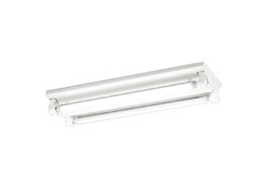 XL551652R高効率直管形LEDランプ専用ベースライト LED-TUBE R15高演色 クラス220形 直付型 逆富士型(幅広) W220 2灯用 FL20W×2灯相当片側給電・片側配線 G13口金 非調光 昼白色オーデリック 照明器具 店