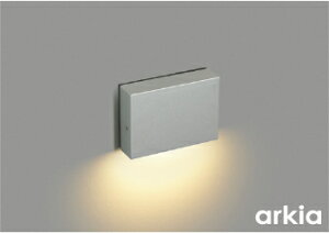 AU55818arkia エクステリアブラケットライト 耐塩仕様 LED表札灯 電球色白熱球40W相当 非調光 防雨型 下面照射コイズミ照明 照明器具 屋外用 アウトドアライト