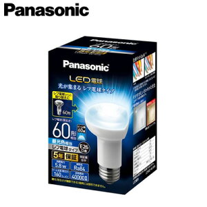 �p�i�\�j�b�N Panasonic �����vLED�d�� ���t�d���^�C�v 5.8WE26���� ���t60�`�E�����F����LDR6D-W/RF6