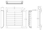 KPW5H160 ダイキン 業務用エアコン 風向調整板 部材