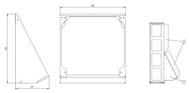 KPWJ5J160ダイキン(オーケー器材) 室外機用 上吹出ガイド 業務用エアコン用部材