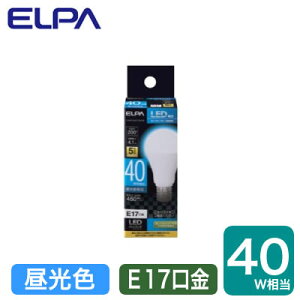 LDA4D-G-E17-G4103LED�d�� �~�j�N���v�g���^�C�v 4.1W �����F���� E17���� 40W�`����ELPA �����d�� �����v