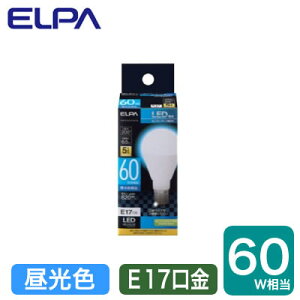 LDA7D-G-E17-G4105LEDd ~jNvg^Cv 6.5W F E17 60W`ELPA d v