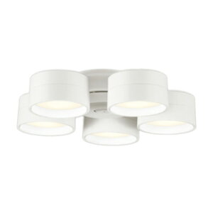 WF288PRシーリングファン用灯具 8畳用 R15高演色 クラス2遮光セードタイプ 5灯 LC-CHANGE 光色切替調光 電気工事不要オーデリック 照明器具 天井照明 【〜8畳】