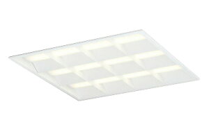 ●XD466029P1ELED-スクエア LEDユニット型ベースライト省電力タイプ 600シリーズ埋込型 ルーバー付 埋込穴600非調光 電球色 FHP45W×3灯相当オーデリック 施設照明 オフィス照明 物販店照明 天井照明