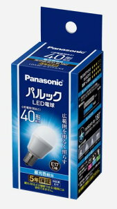 LDA4D-G-E17/S/K4���^�d���^�C�v �p���b�N LED�d���L�z���^�C�v 4.0W E17���� 40�`�E�����F�����p�i�\�j�b�N Panasonic �d�� �����v