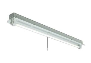EL-LW-HH4101A/2 AHNLED非常用照明器具 電池内蔵形 直管LEDランプ搭載形Lファインecoシリーズ 防雨・防湿形器具LDL40ランプ 直付形 30分間定格形反射笠タイプ 1灯用 直付・吊下兼用形 防水ケース入り