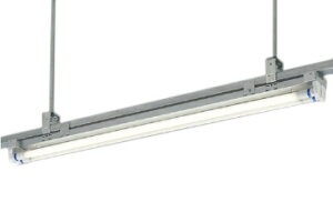 AH56352LEDベースライト レースウェイ取付専用電源内蔵直管形LEDランプ搭載(ランプ同梱)非調光 FLR40W×2灯相当 昼白色コイズミ照明 施設照明