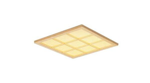XL553WATCLE9一体型LEDベースライト 埋込型 電球色和紙柄パネル(木製格子) スクエアタイプコンパクト形蛍光灯FHP23形3灯器具相当Panasonic 店舗・施設用照明 天井照明