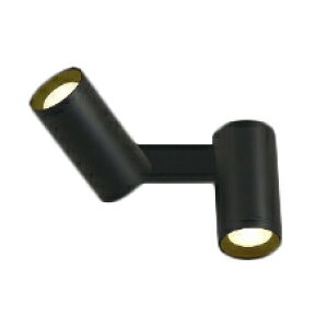 AB51481LEDベーシックシリンダースポットブラケットライト 電球色 白熱球100W×2灯相当散光 直付・壁付・傾斜天井対応 フランジタイプ 要電気工事 調光可能コイズミ照明 照明器具 吹き抜け・高